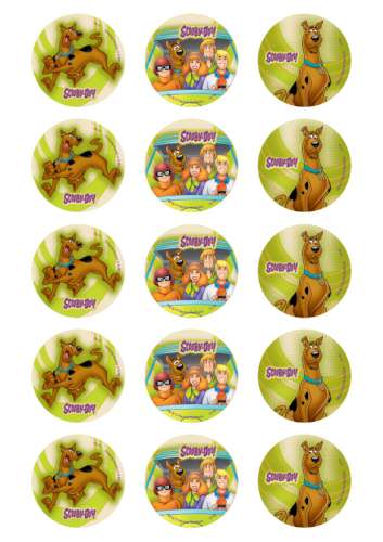 Scooby Doo #2 Edible Cupcake Images - Click Image to Close